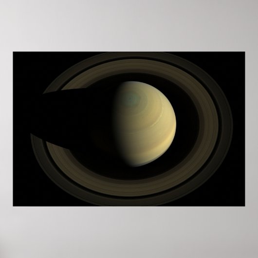 Het mozaïek van de planeet Saturnus en zijn belang Poster (Voorkant)