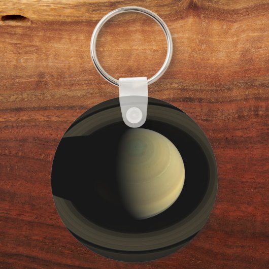 Het mozaïek van de planeet Saturnus en zijn belang Sleutelhanger (Voorkant)