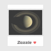 Het mozaïek van de planeet Saturnus en zijn belang Sticker (Vel)