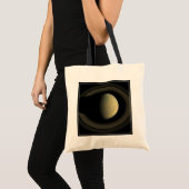 Het mozaïek van de planeet Saturnus en zijn belang Tote Bag (Voorkant (product))