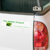 het msma - project bumbersticker bumpersticker (Op Truck)