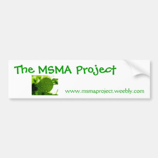 het msma - project bumbersticker bumpersticker