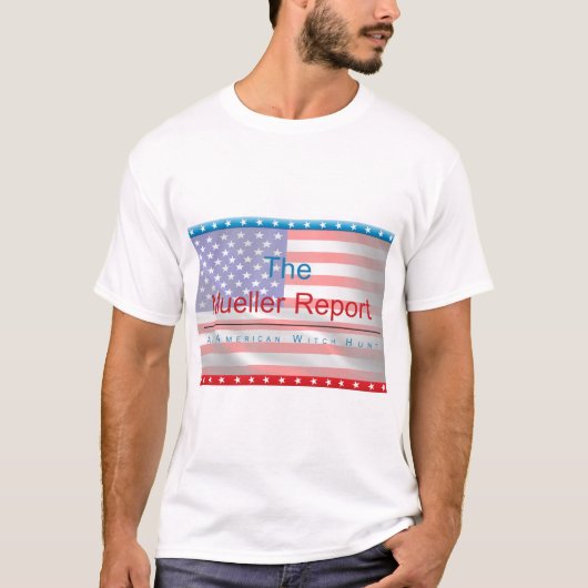 Het Mueller Report heksenjacht T-shirt (Voorkant)
