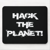 Het muispad van de Planet hacken Muismat (Voorkant)