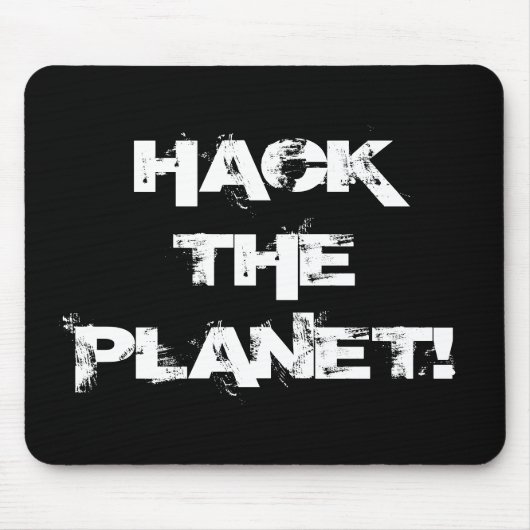 Het muispad van de Planet hacken Muismat (Voorkant)