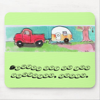 Het muizenpad is uitgekamd. muismat