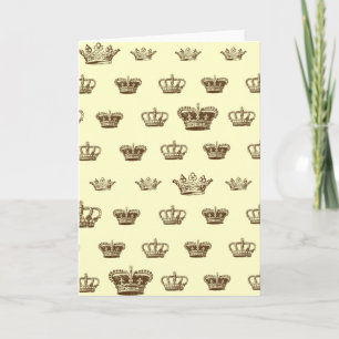 Het multi ontwerp van de Kroon - kies bkgd kleur Kaart
