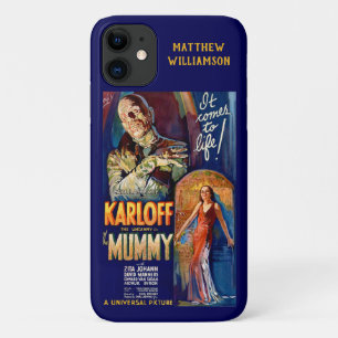 Het Mummy Classic Karloff Horror Movie Poster Case-Mate iPhone Case
