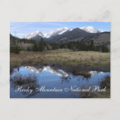 Het Mummy Range-gebergte Rocky Mountain National P Briefkaart (Voorkant)