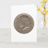 Het Muntstuk van Kennedy Kaart (Gele Bloem)