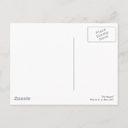 Het museum briefkaart (Achterkant)