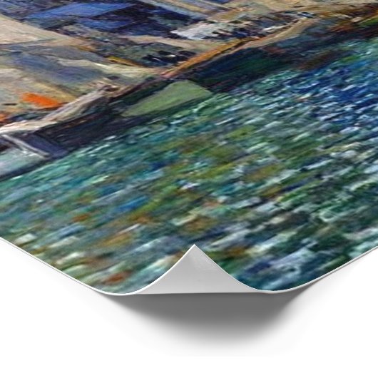 Het museum in Le Havre Claude Monet Poster (Hoek)