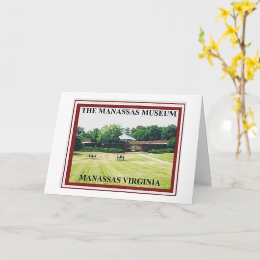 HET MUSEUM MANASSAS KAART (Gele Bloem)