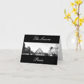 Het museum van het Louvre, Parijs ~ Notecards Kaart (Gele Bloem)
