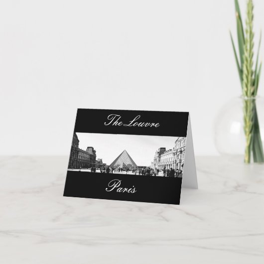 Het museum van het Louvre, Parijs ~ Notecards Kaart (Voorkant)