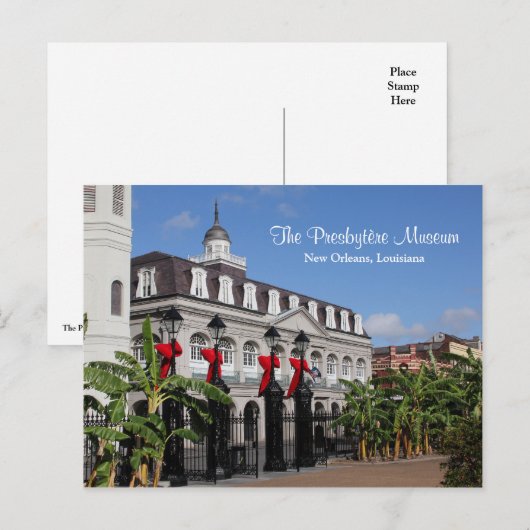 Het museum van Presbytère New Orleans Louisiana Briefkaart (Voorkant / Achterkant)