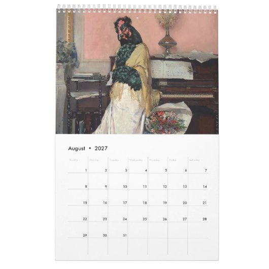 Het Museum voor Schone Kunst Kippen 2024 Kalender (Aug 2027)