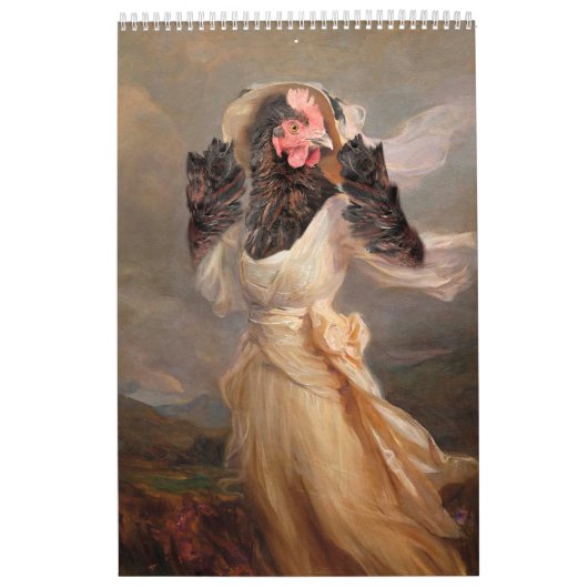 Het Museum voor Schone Kunst Kippen 2024 Kalender (Hoes)