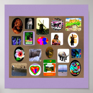 Het museum Zazzle jGibney MY ART Poster 1 Poster