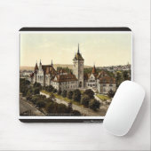 Het museum, Zürich, de  Fotochrom van Zwitserland Muismat (Met muis)