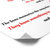 Het Musiciaanse gedicht Poster (Hoek)