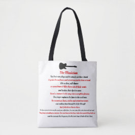 Het Musiciaanse gedicht Tote Bag
