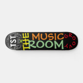 HET MUZIEKKAMER JMT-skateboard, 7 ¾-inch deck Persoonlijk Skateboard (Horizontaal)