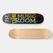 HET MUZIEKKAMER JMT-skateboard, 7 ¾-inch deck Persoonlijk Skateboard (Horizontaal)