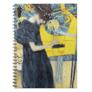 Het muziekschilderij van Gustav Klimt Notitieboek