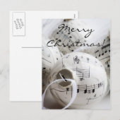 Het muzikale briefkaart van Kerstmis (Voorkant / Achterkant)