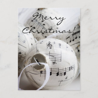 Het muzikale briefkaart van Kerstmis
