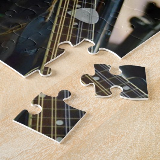 Het Muzikale Instrument van de Gitaar van de Legpuzzel (Zijkant)