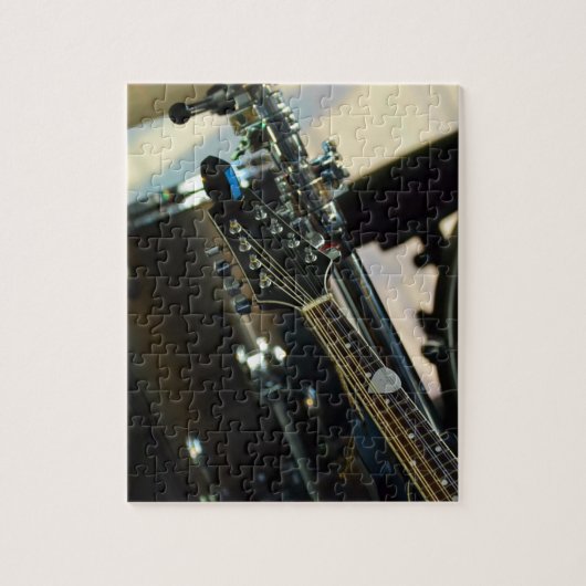 Het Muzikale Instrument van de Gitaar van de Legpuzzel (Verticaal)