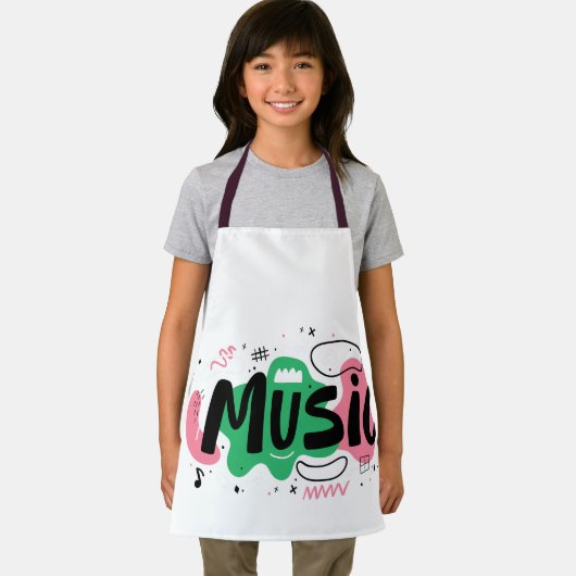 Het muzikale ontwerp schort (Insitu)