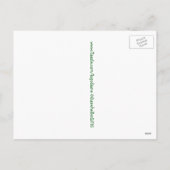 Het muzikale Vintage Briefkaart van de Vakantie (Achterkant)