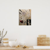 Het Mysterie bevindt zich in de Creatie (Poster) Poster (Keuken)