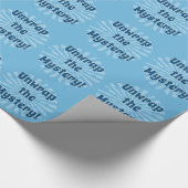 Het mysterie-intrigerende Sloganontwerp van het bo Cadeaupapier (Hoek)