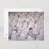 Het mysterie onthulde Snowman Hill Briefkaart (Voorkant / Achterkant)