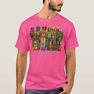 Het mysterie van de buitenaardse ruimteschepen t-shirt