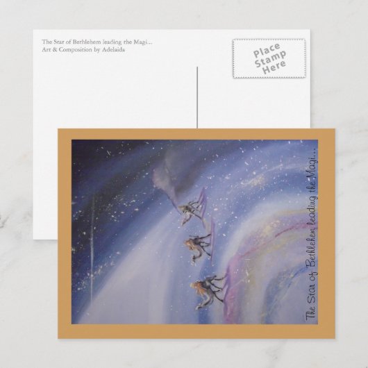 Het mysterie van Kerstmis Feestdagenkaart (Voorkant / Achterkant)