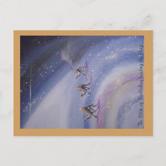 Het mysterie van Kerstmis Feestdagenkaart (Voorkant)