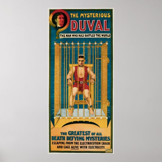  het mysterieuze duval magische Poster (Voorkant)