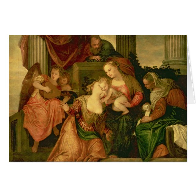 Het Mystic Marriage of Saint Catherine (Voorkant Horizontaal)