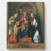 Het Mystic Marriage of Saint Catherine Fotoplaat (Voorkant)