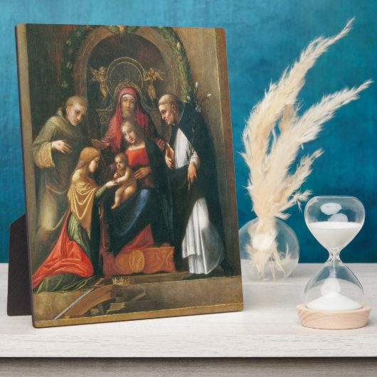 Het Mystic Marriage of Saint Catherine Fotoplaat (Zijkant)