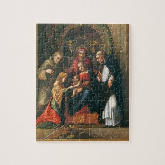 Het Mystic Marriage of Saint Catherine Legpuzzel (Verticaal)