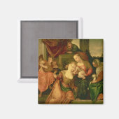 Het Mystic Marriage of Saint Catherine Magneet (Voorkant / Achterkant)