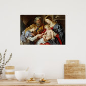 Het Mystic Marriage of Saint Catherine Poster (Keuken)