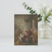 Het Mystic Marriage of St. Catherine door Murillo Briefkaart (Staand voorkant)