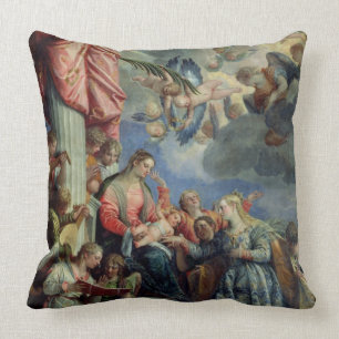 Het Mystic Marriage of St. Catherine Kussen